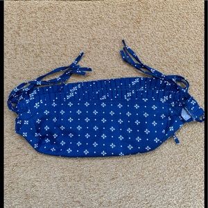 Longaberger /Sm Flower Pot Bskt Liner/Classic Blue